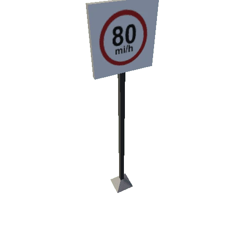 Sign - Speed limit